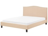 Beliani, Bett mit Lattenrost aus Polyester Retro MONTPELLIER Bett mit Lattenrost aus Polyester Retro MONTPELLIER