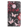 Cover-Discount, iPhone 12 mini - Leder Hülle Schmetterling