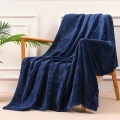Alopini - Kuscheldecke Superweiche und warme Fleecedecke für Sofa, Couch Bett mit Waffelmuster, kuschelige & gemütliche Decke, One Size, Blau