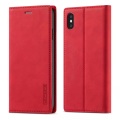 iPhone Xs / X  - Stand Flip Case Hülle rot