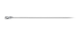 Collier Venezianer Weissgold 750, 0.9mm, 45cm Unisex Silber 45cm
