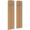 VCM, Holz Set Dielenmöbel Gardeobe Kleiderhaken Garderobenpaneel Balia Holz Set Dielenmöbel Gardeobe Kleiderhaken Garderobenpaneel Balia