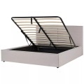 Bett mit Lattenrost aus Polyester Modern MOISSAC Bett mit Lattenrost aus Polyester Modern MOISSAC