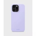 Holdit - Silikon Case Handy-Schutzhülle 17 cm (6.7 Zoll) Cover Lavendel, Multicolor