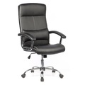 Bürostuhl Drehstuhl Schreibtischstuhl Chefsessel Büro Stuhl Alaska Pu Kunstleder Unisex Schwarz 64 CM