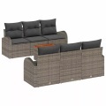 VidaXL - Garten-sofa poly-rattan, One Size, Grau