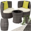 TecTake, Rattan Sitzgruppe Nizza Rattan Sitzgruppe Nizza