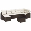 VidaXL - Garten-sofa poly-rattan, One Size, Braun
