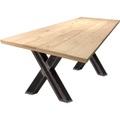 mutoni trend, Tisch Mango Beine X-Form natur 240x100