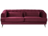 3 Sitzer Sofa aus Samtstoff Klassisch SLETTA 3 Sitzer Sofa aus Samtstoff Klassisch SLETTA