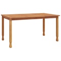 vidaXL, vidaXL Garten-Esstisch 150x90x75 cm Massivholz Teak