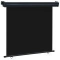 vidaXL Balkon-Seitenmarkise 160 × 250 cm Schwarz