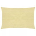 vidaXL Sonnensegel 160 g/m² Beige 2x3,5 m HDPE