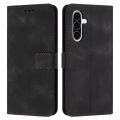 Cover-Discount - Galaxy A36 5G / A56 5G ? Wildleder Look Etui im Vintage Design, Schwarz