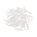 Haargummis Aus Silikon Damen Transparent ONE SIZE