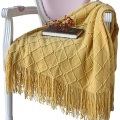 Alopini, Living Blanket Soft Knit Wool Blanket Tassel Cuddle Blanket Sofa Blanket Sleep Blanket Living Blanket Soft Knit Wool Blanket Tassel Cuddle Blanket Sofa Blanket Sleep Blanket