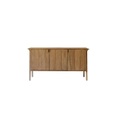 Anrichte Aus Recyceltem, Massivem Kiefer- Und Ulmenholz 155 Cm Hazel Unisex Zimt ONE SIZE
