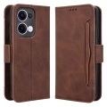 Cover-Discount - OPPO Reno13 Etui viele Kartenfächer, Braun