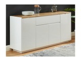 Sideboard AMANI 4 Türen 1 Schublade MDF lackiert Eichenholzfarben Sideboard AMANI 4 Türen 1 Schublade MDF lackiert Eichenholzfarben