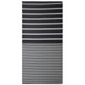 Beliani Outdoor Teppich schwarz 90 x 180 cm HALDIA
