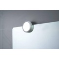 Megaman LED-Spiegelleuchte Aqua rund blattsilber