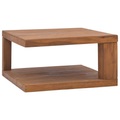 vidaXL, vidaXL Couchtisch 65x65x33 cm Teak Massivholz