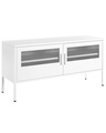 Beliani, Sideboard mit 2 Türen aus Stahl Industriell MORLEY Sideboard mit 2 Türen aus Stahl Industriell MORLEY