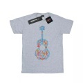 Coco Guitar Pattern Tshirt Damen Grau M