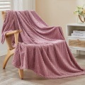 Alopini - Kuscheldecke flauschige Decke, Erlebnis-Fleecedecke, weiche und warme Wolldecke Wurfdecke, Decken für Sofa, Tagesdecke Couch, One Size, Pink