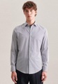 Business Hemd X-slim Fit Langarm Streifen Herren Dunkelblau 39