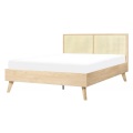 Bett mit Lattenrost aus Faserplatte Boho MONPAZIER Bett mit Lattenrost aus Faserplatte Boho MONPAZIER