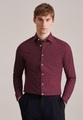 Business Hemd Slim Fit Extra Langer Arm Druck Unisex Rot Bunt 40