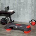 Northio - Aerobic-Stepper Höhenverstellbares Steppbrett, Fitness Heimtrainer Mit 3 Stufen (10/15/20 Cm), Indoor & Outdoor, Bis 150 Kg, 85cm
