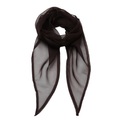 Chiffon Halstuch Damen Braun ONE SIZE