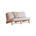 Tikamoon, 2-sitzer-bank Aus Teakholz Olia Unisex Beige Medium ONE SIZE