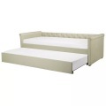 Bett mit Lattenrost aus Polyester Glamourös LIBOURNE Bett mit Lattenrost aus Polyester Glamourös LIBOURNE