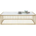 Kare Design, Couchtisch Wire Glas Marble weiss 145x70