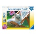 Ravensburger Puzzle XXL 100 Teile - Weißes Kätzchen