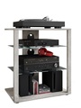 MID.YOU, MID.YOU Tv-rack , Folas , Grau , Holzwerkstoff , 60x70x41 cm , melaminharzbeschichtet,Nachbildung , Kabeldurchlass , 000657031605