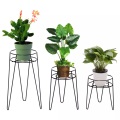Northio - Blumenständer 3Er Set Aus Metall Pflanzenständer Set Blumenhocker Blumentopfhalter Pflanzenhocker Für Blumentopf Bis Ø16 Cm Schwarz, 44cm