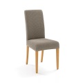 Stretch-stuhlbezug Mit Waffelstruktur Ahmis Unisex Beige ONE SIZE