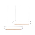 Beliani - Hängelampe aus Aluminium Modern LOGONE, One Size, Schwarz