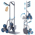 Arebos, Arebos - Treppensteiger Sackkarre Transportkarre 150kg klappbar, One Size