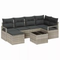 VidaXL - Outdoor-sofa poly-rattan, One Size, Grau
