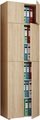 MID.YOU Aktenschrank 70/223/39 cm , Lona , Sonoma Eiche , Holzwerkstoff , 70x223x39 cm , melaminharzbeschichtet,Nachbildung , 000657025102