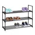 B2X - Schwarzes Schuhregal, 92cm