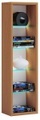 Holz CD DVD Standregal Bücherregal Aufbewahrung Deko Regal Glas Rasato L Holz CD DVD Standregal Bücherregal Aufbewahrung Deko Regal Glas Rasato L