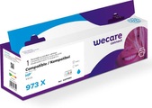 WECARE, WECARE Tinte 973X rebuilt cyan F6T81AEWE zu HP PW Pro 452/477 8500 S.