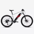 Mountainbike - E-st 100 Unisex Schneeweiss M-165-174CM