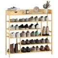 HOMCOM - Schuhregal, One Size, Gelb